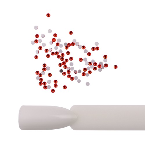 Komilfo rhinestones (pack of 100), Siam, size 3