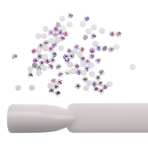 Komilfo rhinestones, Crystal AB, size 6 (pack of 100)