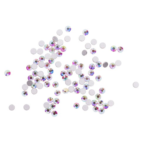 Komilfo rhinestones, Crystal AB, size 6 (pack of 100) Komilfo rhinestones, Crystal AB, size 6 (pack of 100)