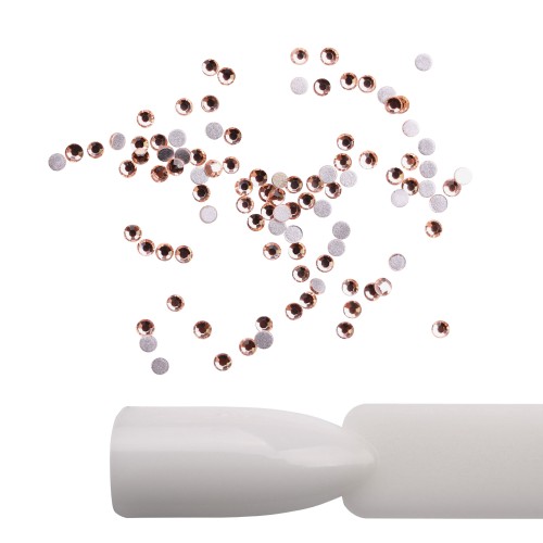 Komilfo rhinestones (pack of 100), Light Peach, size 4