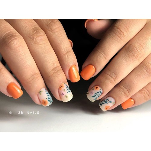 Гель-лак Komilfo Deluxe Series №D074 (оранжево-персиковый, эмаль), 8 мл