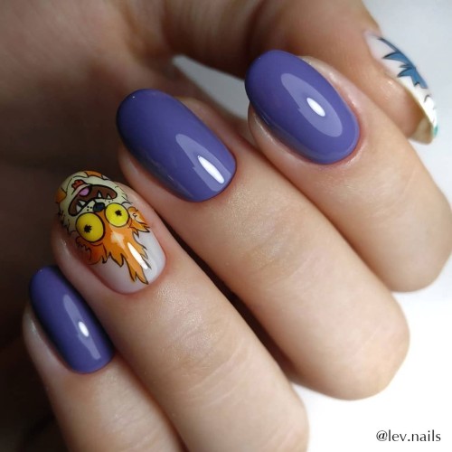 Гель-лак Komilfo Deluxe Series №D114 (темный серо-сиреневый, эмаль), 8 мл