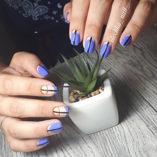 Гель-лак Komilfo Deluxe Series №D124 (приглушенный синий, эмаль), 8 мл