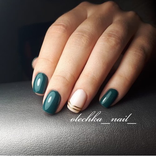 Гель-лак Komilfo Deluxe Series №D154 (темный бирюзово-зеленый, эмаль), 8 мл