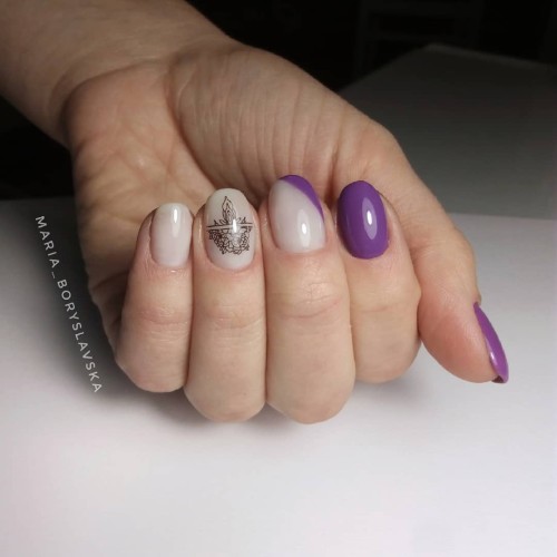 Гель-лак Komilfo Deluxe Series №D248 (темный приглушенно-лиловый, эмаль), 8 мл