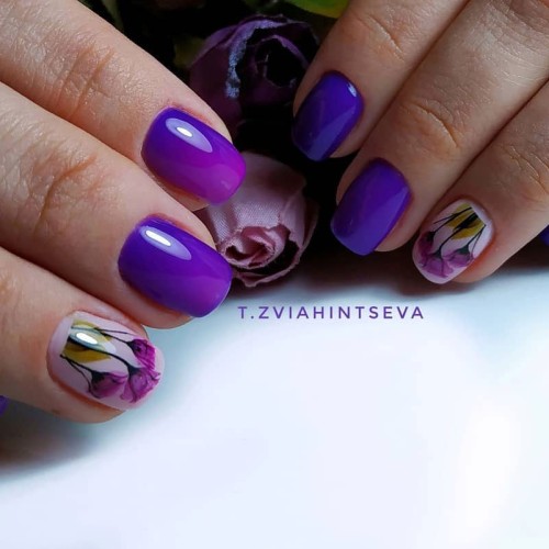 Gel Polish Komilfo DeLuxe Termo C009 (bright purple, when heated – bright pink), 8 ml