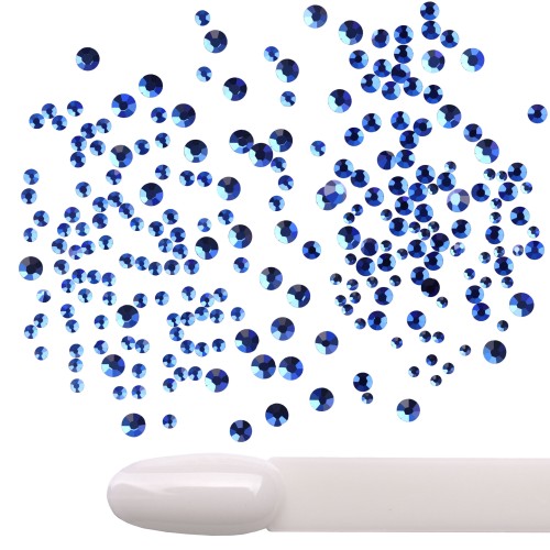 Komilfo Rhinestones Cobalt, mix size (1400 pcs per pack)