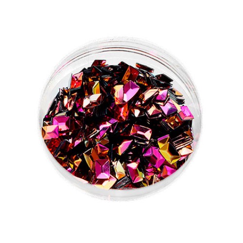 Komilfo 3D Dragon Scale №011, Rectangle, Rainbow, (1 g) Komilfo 3D Dragon Scale №011, Rectangle, Rainbow, (1 g)