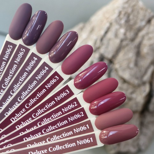 Гель-лак Komilfo Deluxe Series №D064 (серо-сиреневый, эмаль), 8 мл