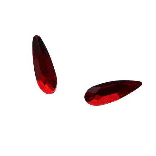 Komilfo Stones Teardrop mini (2×6 mm) Red, 2 pieces
