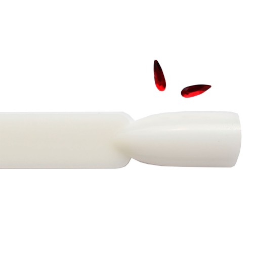 Komilfo Stones Teardrop mini (2×6 mm) Red, 2 pieces