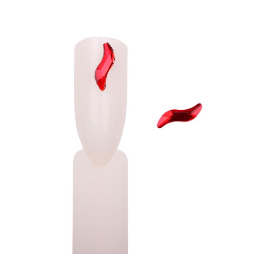 Komilfo Stones S (2×9 mm) Red, 2 pieces