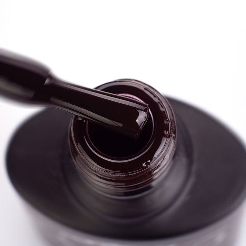 Gel Polish Komilfo Deluxe Series Dusk Collection D298 (dark brown, enamel), 8 ml