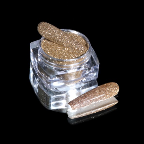 Komilfo spangles 106, size 0.08 mm, (cold gold) E, 2.5 g