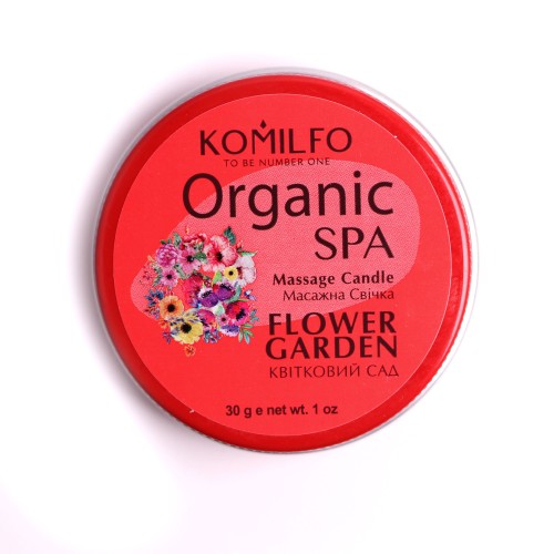Komilfo Massage Candle – Flower Garden, 30 g