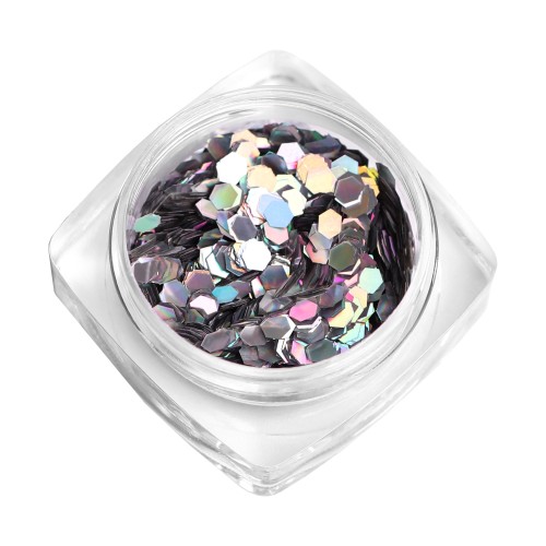 Komilfo hexagon 2 mm (laser silver) Komilfo hexagon 2 mm (laser silver)