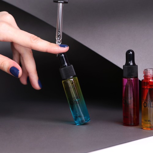 Komilfo cuticle oil with dropper “Grape aroma”, 10 ml