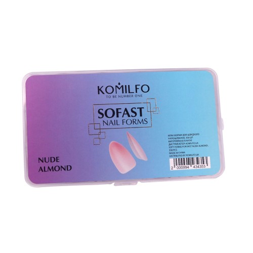 Komilfo SoFast Nail Forms Nude Almond, 300 pcs Komilfo SoFast Nail Forms Nude Almond, 300 pcs