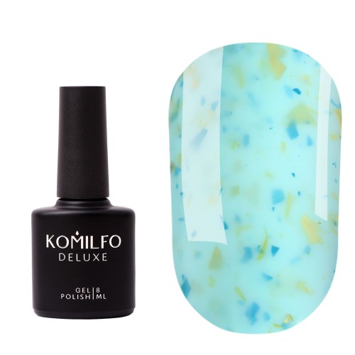 Komilfo Potal Base P010 (blue with blue and gold potal), 8 ml