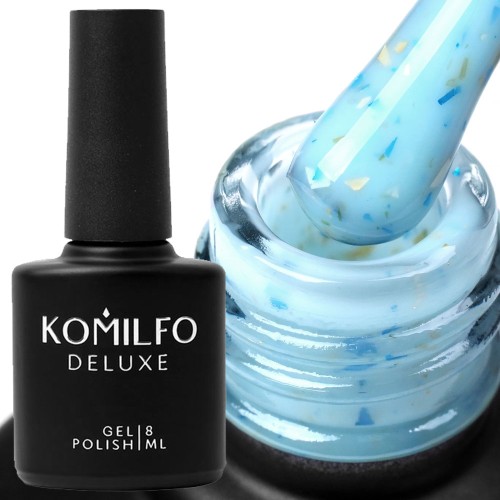 Komilfo Potal Base P010 (blue with blue and gold potal), 8 ml Komilfo Potal Base P010 (blue with blue and gold potal), 8 ml