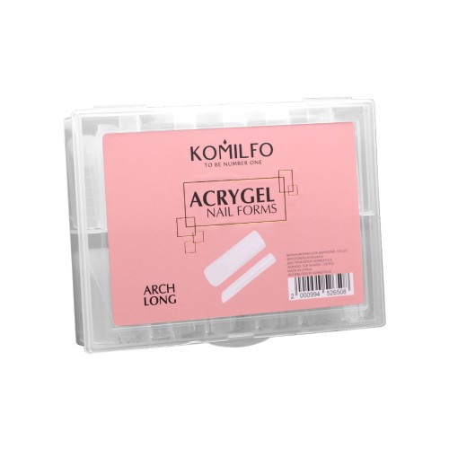 Komilfo Top Nail Forms, Long Arch – Top nail forms, arched, long, 130 Pieces Komilfo Top Nail Forms, Long Arch – Top nail forms, arched, long, 130 Pieces