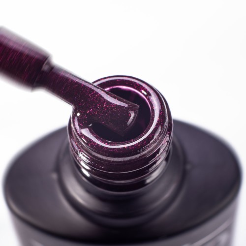 Гель-лак Komilfo Deluxe Series №D095 (фиолетово-бордовый с шиммером), 8 мл