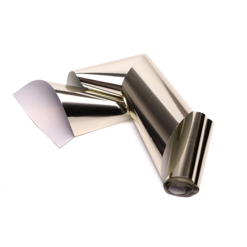 Komilfo casting foil, white gold, glossy