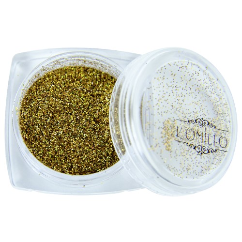 Komilfo spangles 003, size 0.08 mm, (gold, hologram), 2.5 g