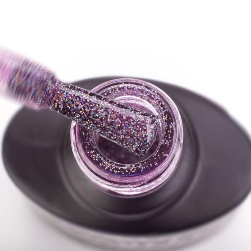 Gel Polish Komilfo DeLuxe Series G018 (lilac, holographic micro-shine), 8 ml