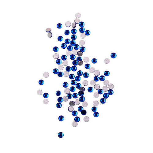 Komilfo strasses (pack of 100), Cobalt, size 3 Komilfo strasses (pack of 100), Cobalt, size 3