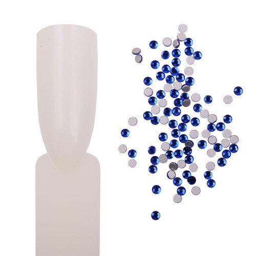 Komilfo strasses (pack of 100), Cobalt, size 3