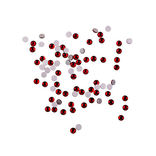 Komilfo rhinestones (pack of 100), Dk.siam, size 3 Komilfo rhinestones (pack of 100), Dk.siam, size 3