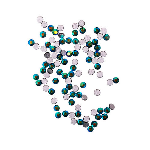 Komilfo rhinestones (pack of 100), Jet Black AB, size 5 Komilfo rhinestones (pack of 100), Jet Black AB, size 5