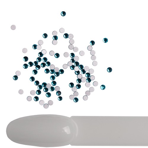 Komilfo rhinestones (pack of 100), Blue zircon, size 5