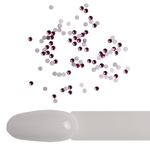 Komilfo rhinestones (pack of 100), Fuchsia, size 3