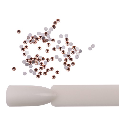 Komilfo rhinestones (pack of 100), Light Peach, size 5