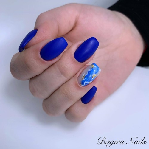 Гель-лак Komilfo Deluxe Series №D125 (синий, эмаль), 8 мл