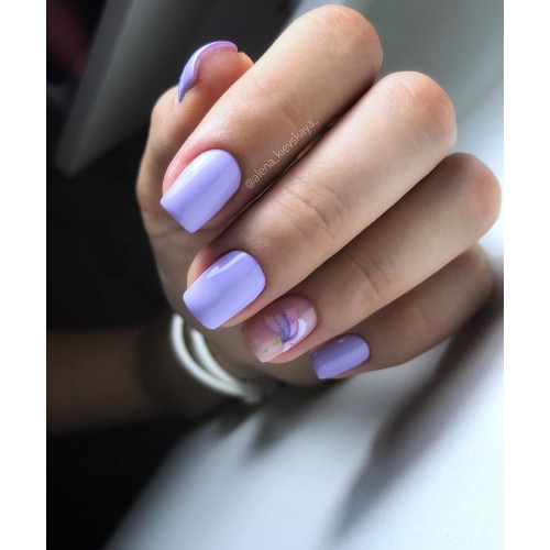 Гель-лак Komilfo Deluxe Series №D185 (светло-сиреневый, эмаль), 8 мл