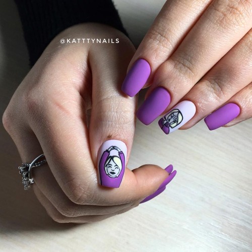 Гель-лак Komilfo Deluxe Series №D249 (фиолетово-лиловый, эмаль), 8 мл