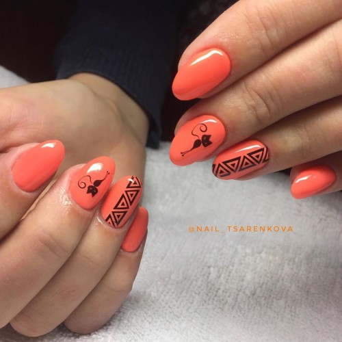 Гель-лак Komilfo Deluxe Series №D259 (чуть персиково-оранжевый, эмаль), 8 мл