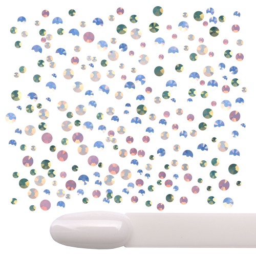 Komilfo Rhinestones Mix Opal, mix size (1400 pcs per pack)