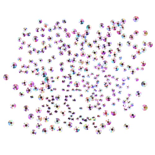 Komilfo rhinestones Crystal AB, mix size (1400 pcs per pack) Komilfo rhinestones Crystal AB, mix size (1400 pcs per pack)