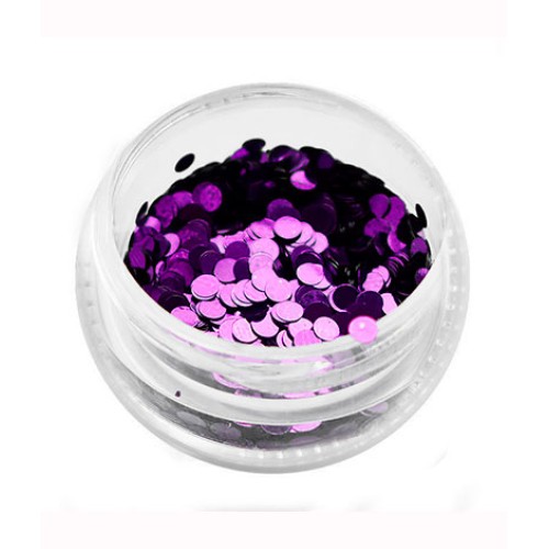 Komilfo disco design №008, purple, 2 mm, (1 g) Komilfo disco design №008, purple, 2 mm, (1 g)