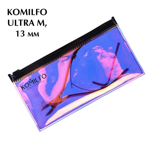Komilfo Ultra M 13 mm, professional scissors with 2 springs, in a dichroic case