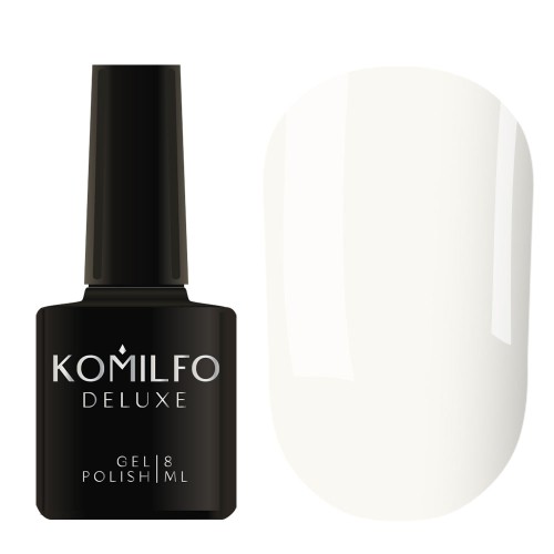 Gel polish Komilfo Deluxe Series D289 (moonbeam, whitish gray, enamel), 8 ml Gel polish Komilfo Deluxe Series D289 (moonbeam, whitish gray, enamel), 8 ml