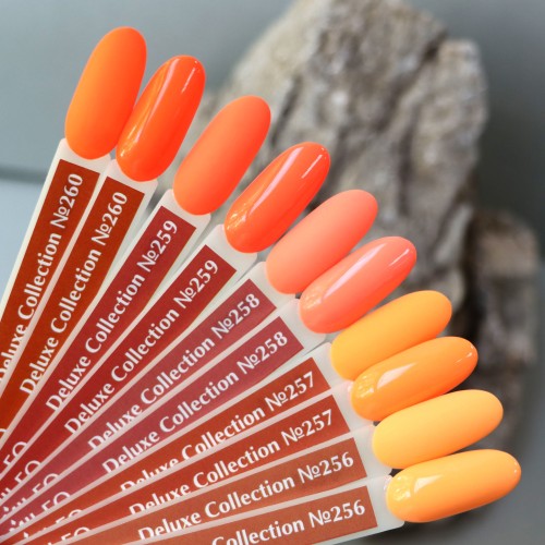 Гель-лак Komilfo Deluxe Series №D259 (чуть персиково-оранжевый, эмаль), 8 мл
