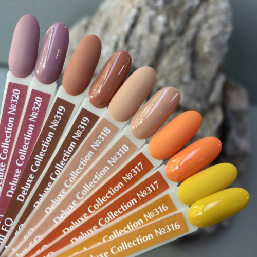 Gel Polish Komilfo Deluxe Series D319 Butterum (cocoa, enamel), 8 ml