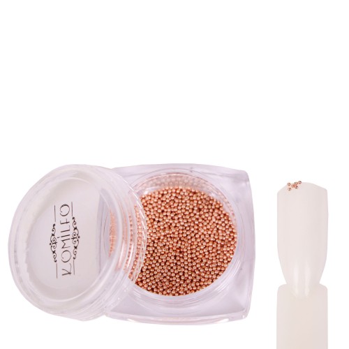 Komilfo broths (metal) rose gold, 0.8 mm, 6 grams