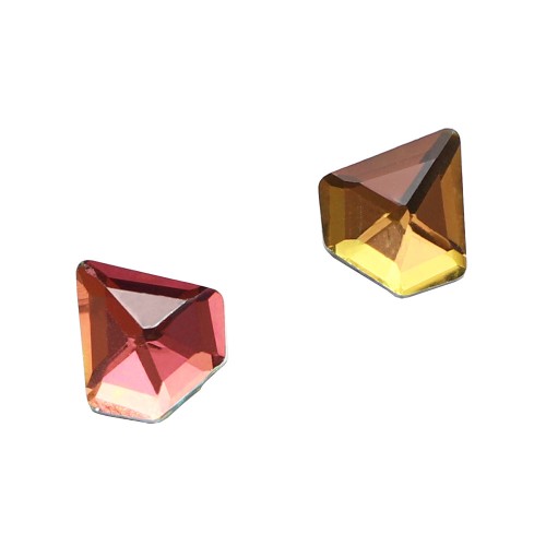 Komilfo Stones Diamond P14 (7×7 mm) Rainbow, 2 pieces
