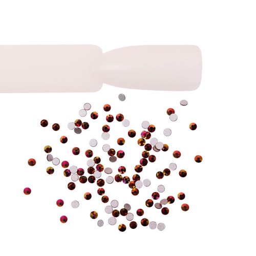 Komilfo rhinestones Rainbow Gold, size 4 (pack of 100)